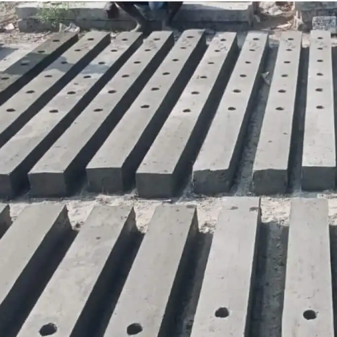 Durable concrete fencing poles suitable for agricultural, industrial, and residential boundary fencing.