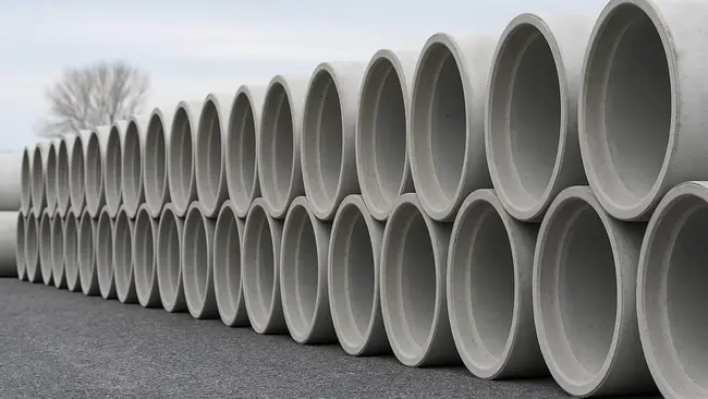 Durable RCC pipes ideal for drainage, irrigation, and sewage systems, available in various diameters and lengths.